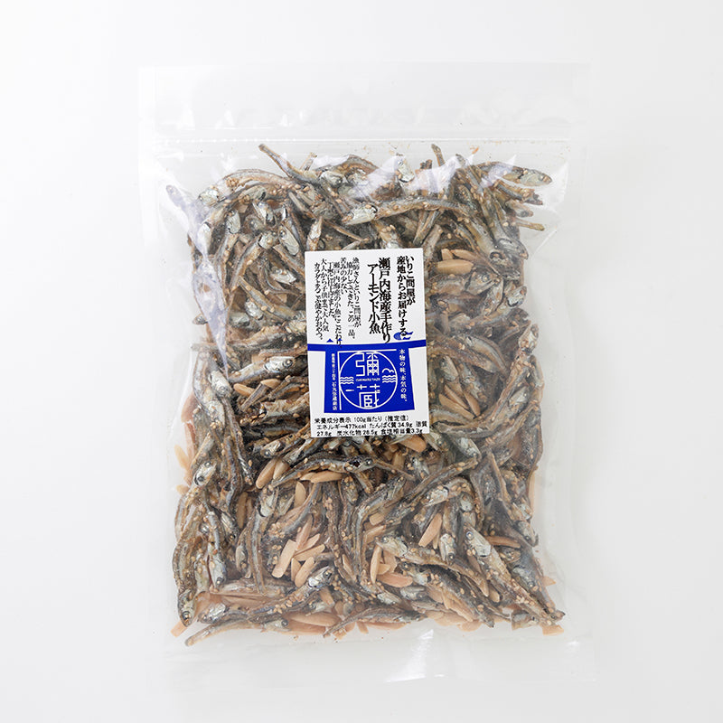 瀬戸内海産手作りアーモンド小魚(お買い得大袋)〈石丸弥蔵商店〉