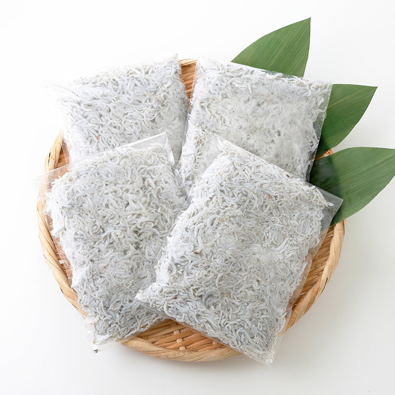 釜揚げしらす【4パック】〈石丸弥蔵商店〉