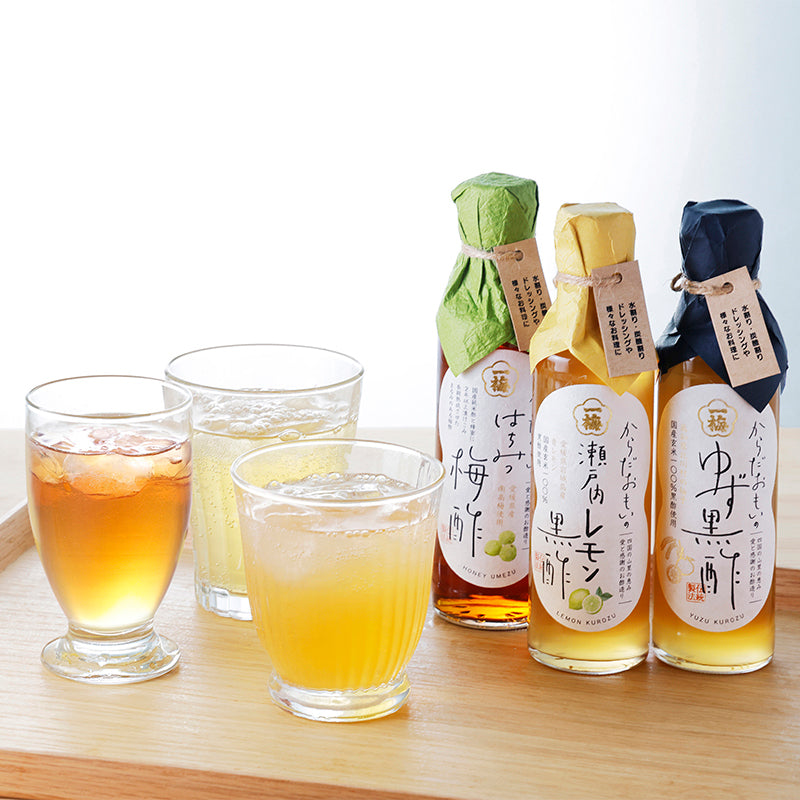 お酢屋のからだおもい飲む酢【3種詰め合わせ】〈一梅酢〉