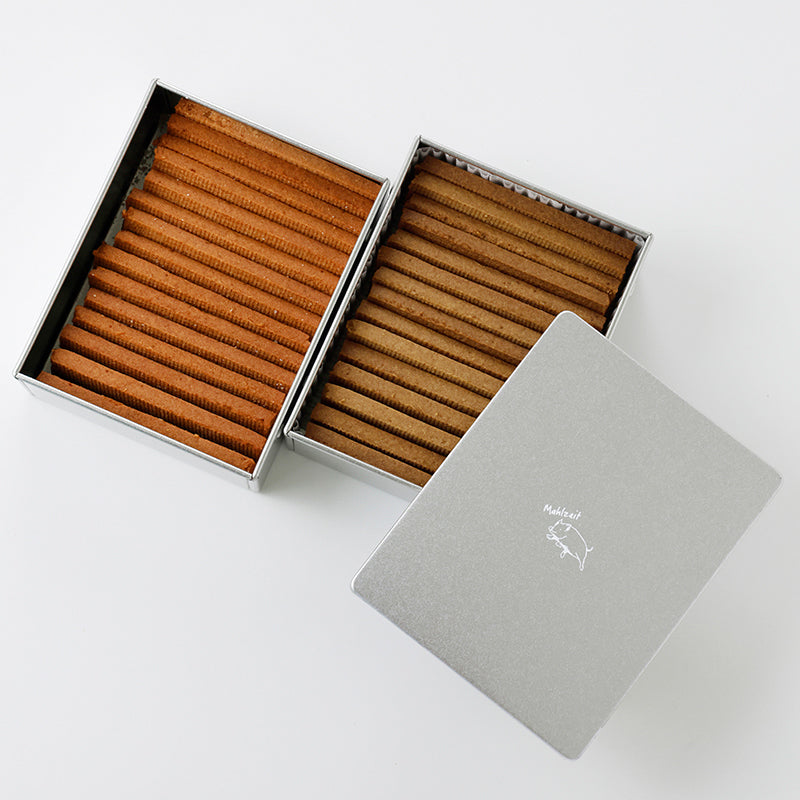 弓削塩/ほうじ茶の全粒粉クッキー【15枚入】〈カフェ マールツァイト〉