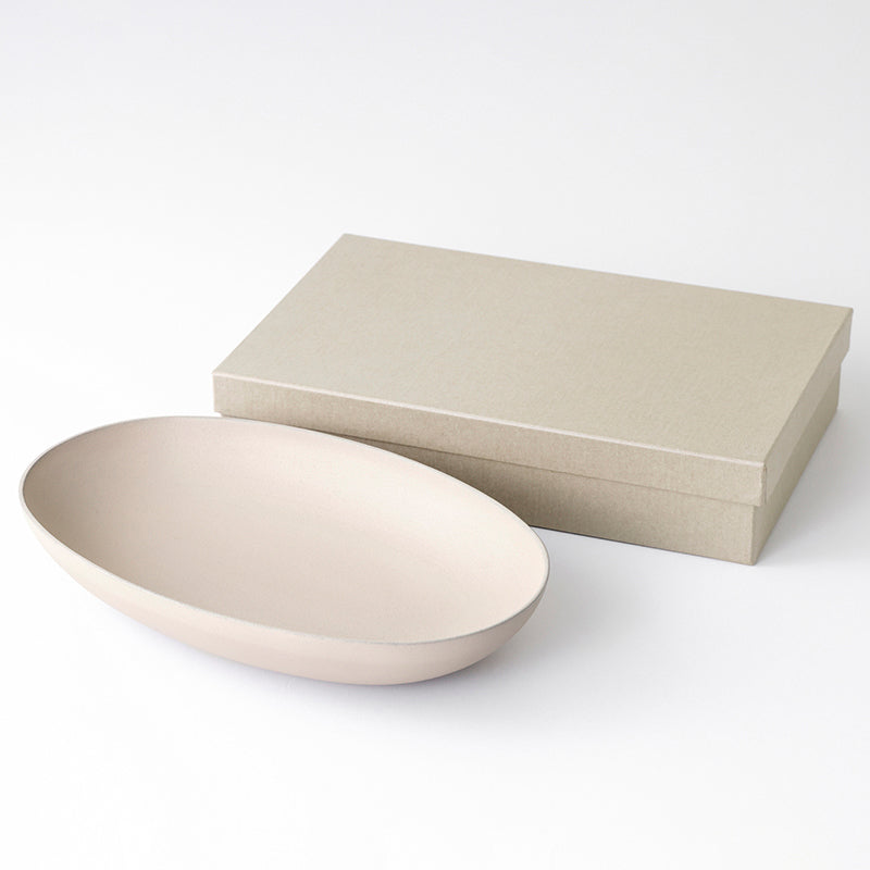 蒔地楕円鉢〈輪島キリモト〉 – ハーベスト