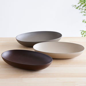 蒔地楕円鉢〈輪島キリモト〉 – ハーベスト