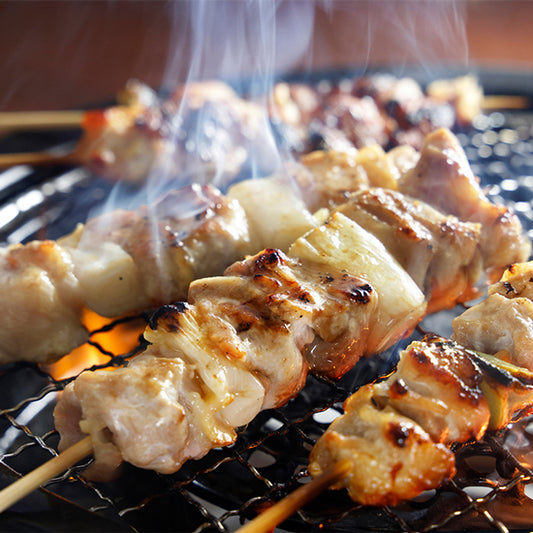 媛っこ地鶏 極上モモ焼き鳥 セット【15本】〈いなほ農園〉